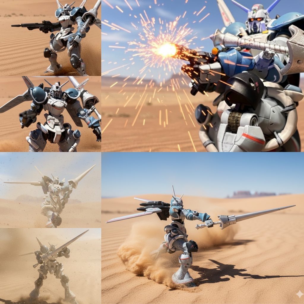 このイラストは戦闘想像図ですので、キットと異なる箇所もあります。