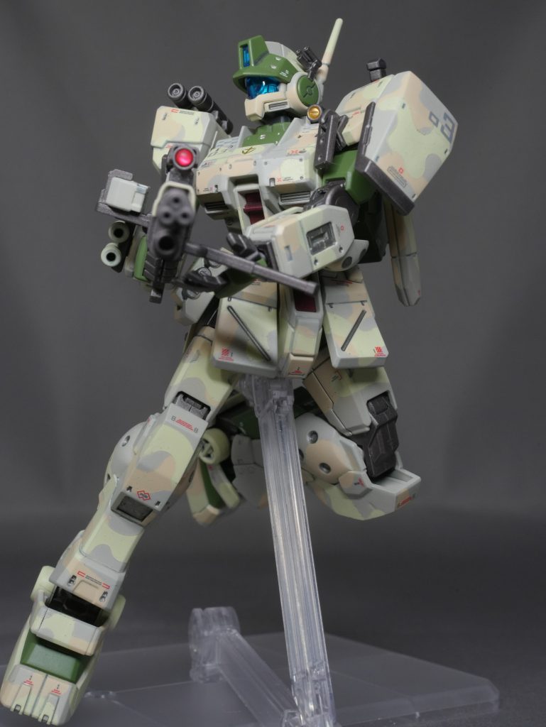 『HG ジム・スパルタン』 歳末駆け込み迷彩リベンジ！