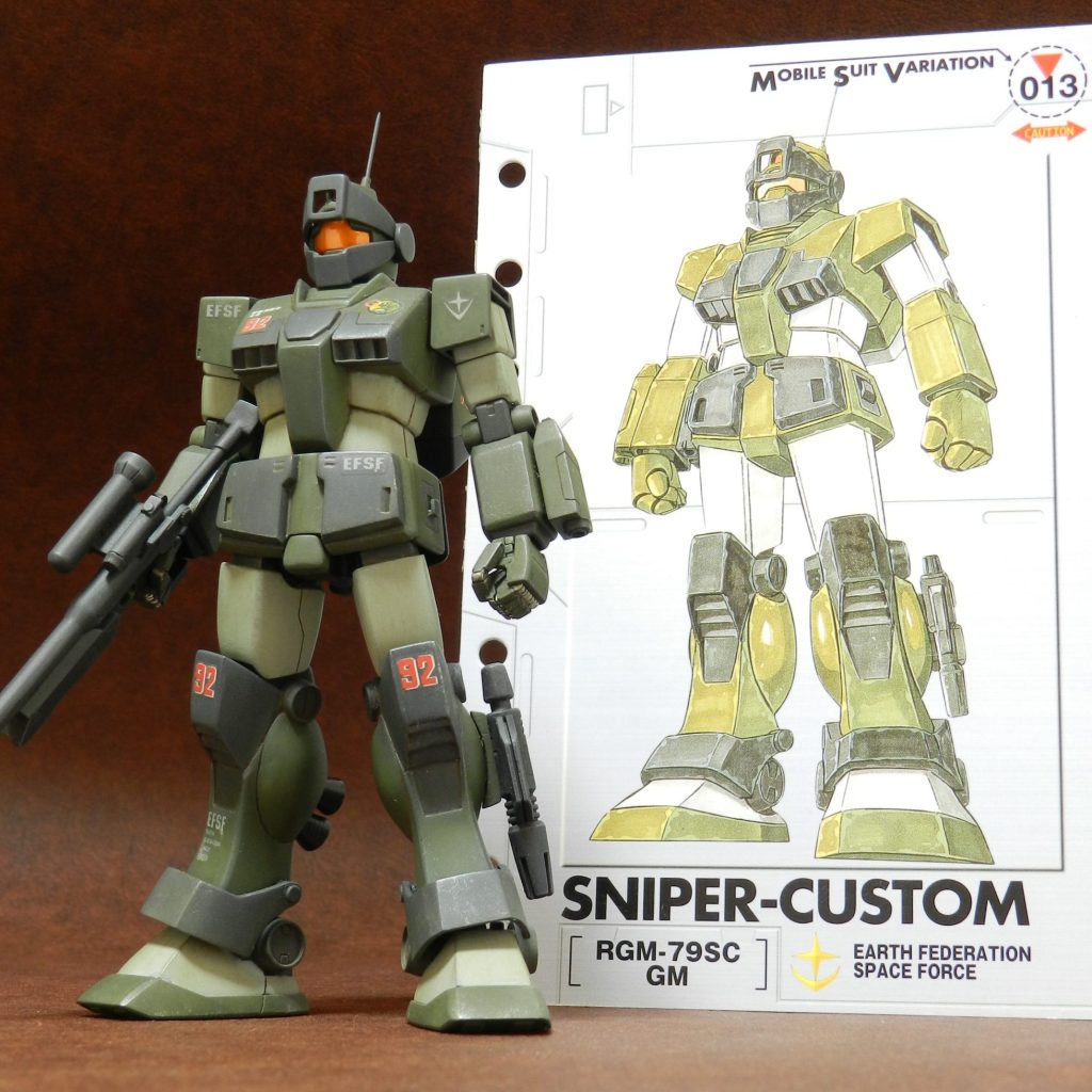 HGUCジムスナイパーカスタム｜スギさんのガンプラ作品｜GUNSTA（ガンスタ）