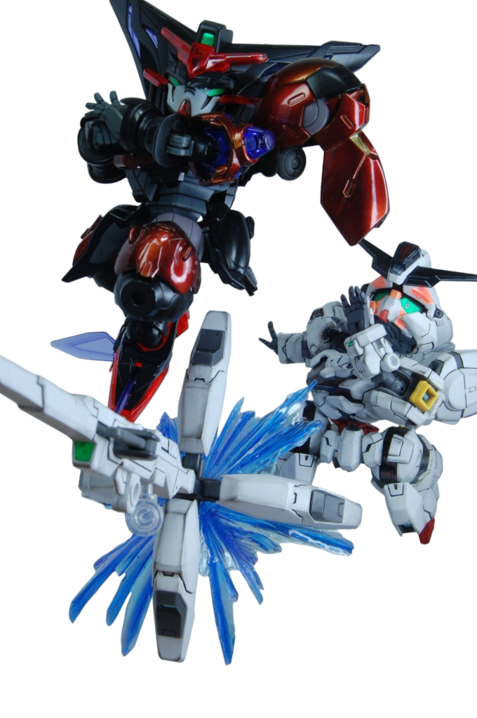 　東方不敗とスレッタは絡ませたら何でも面白くなりますね。　このキャリバーンは今年作れてよかったものです。模型の技術は特に進歩してませんが、「 自分が良いと感じたものをいかに形にするか」については多少やり方が身についてきた感じがします。