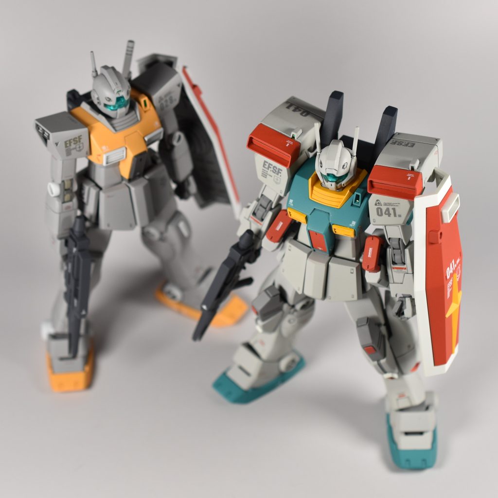 共通性を意識して製作したジムⅡとのツーショット