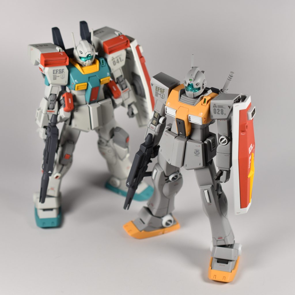 過去に製作したジムⅢとのツーショット