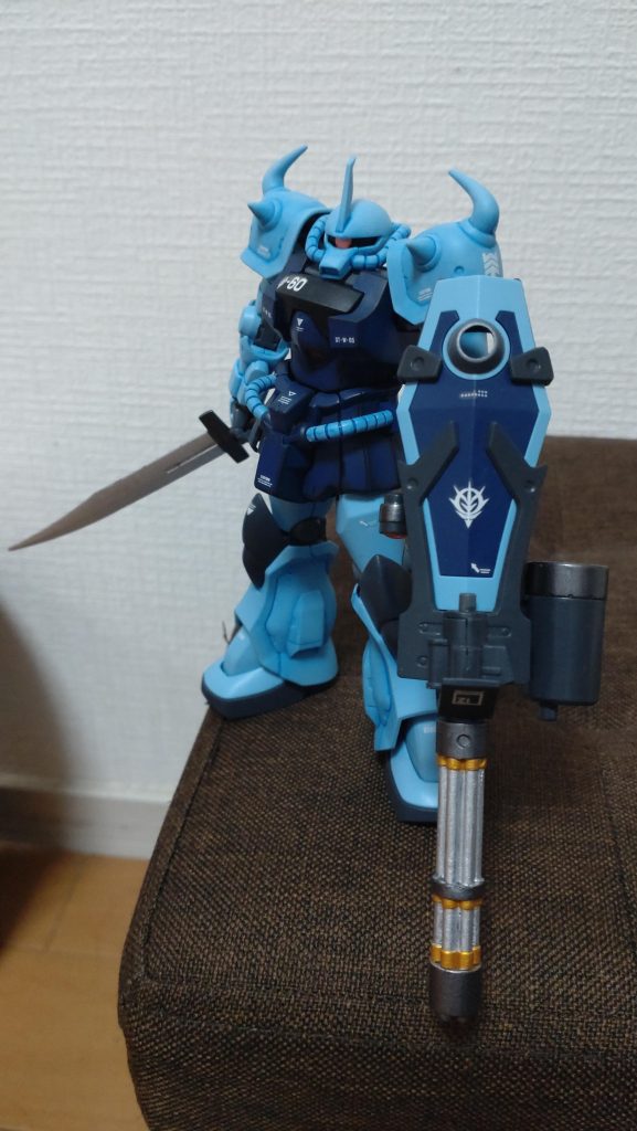 正面から　　撮影はこれから勉強します(gundam-kao5)