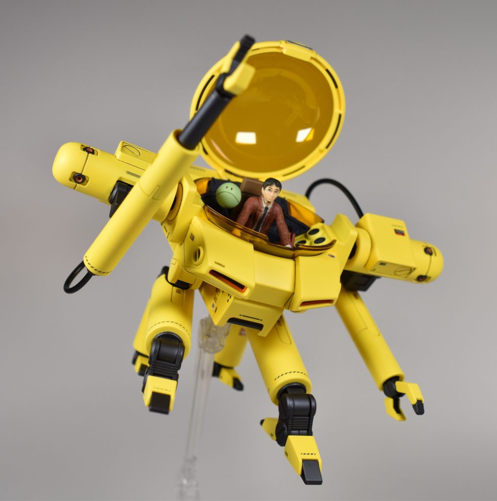 キャノピーオープン 当然ハサウェイ(のつもり)とハロが乗ってます