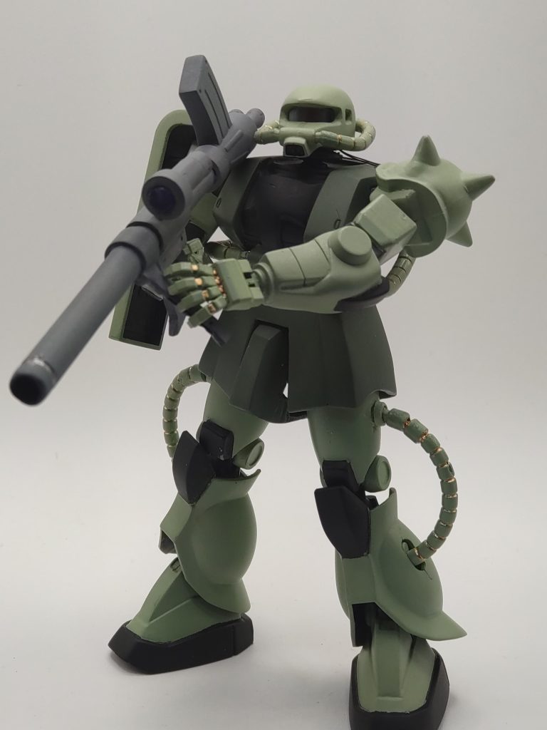 ちなみにバズーカはほぼフルスクラッチしました。マガジン部分のみジャンクパーツから流用しました。