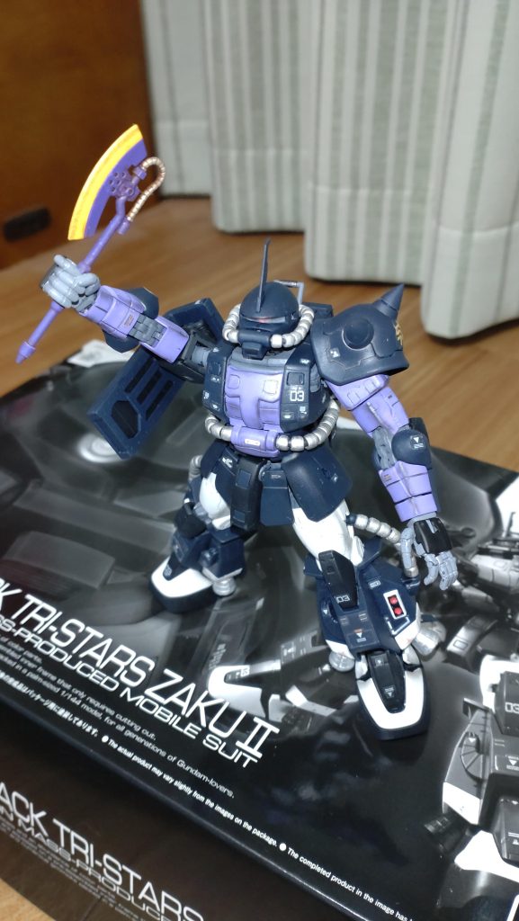 初のRGでしたが、ステッカーはかなり苦戦しました。