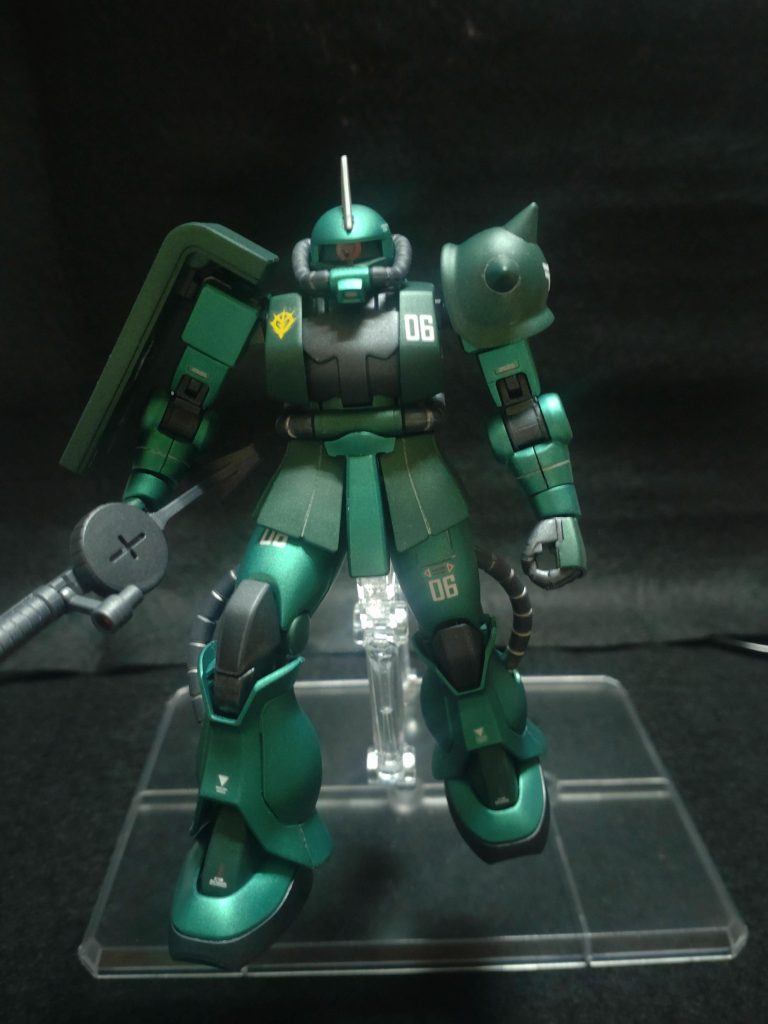 特に特別な手は加えてません塗装だけで強そうな感じにしたかったんです