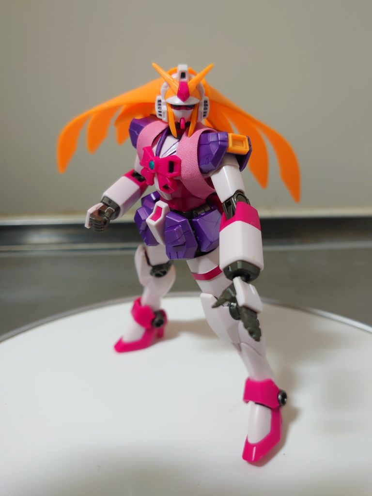 ア：ドモン、アレで蹴散らすよ！ド：まさか！ダメだ、あのシステムは！ア：はあああぁ、トランザム！ド：何!?