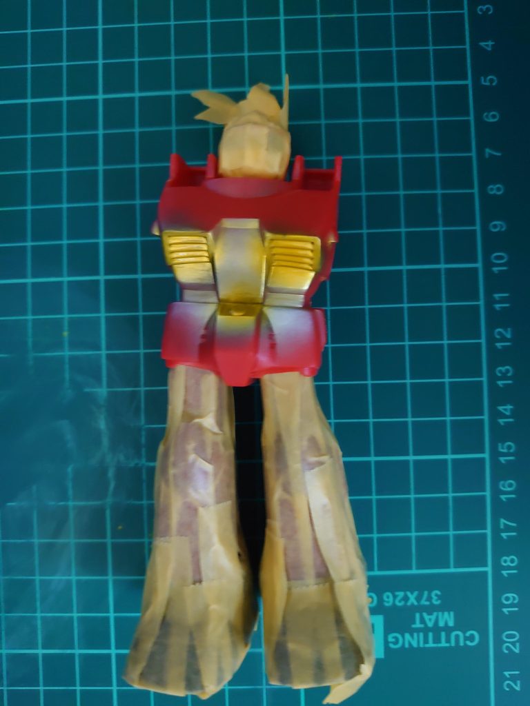 1パーツずつ接着しては塗りを繰り返しました