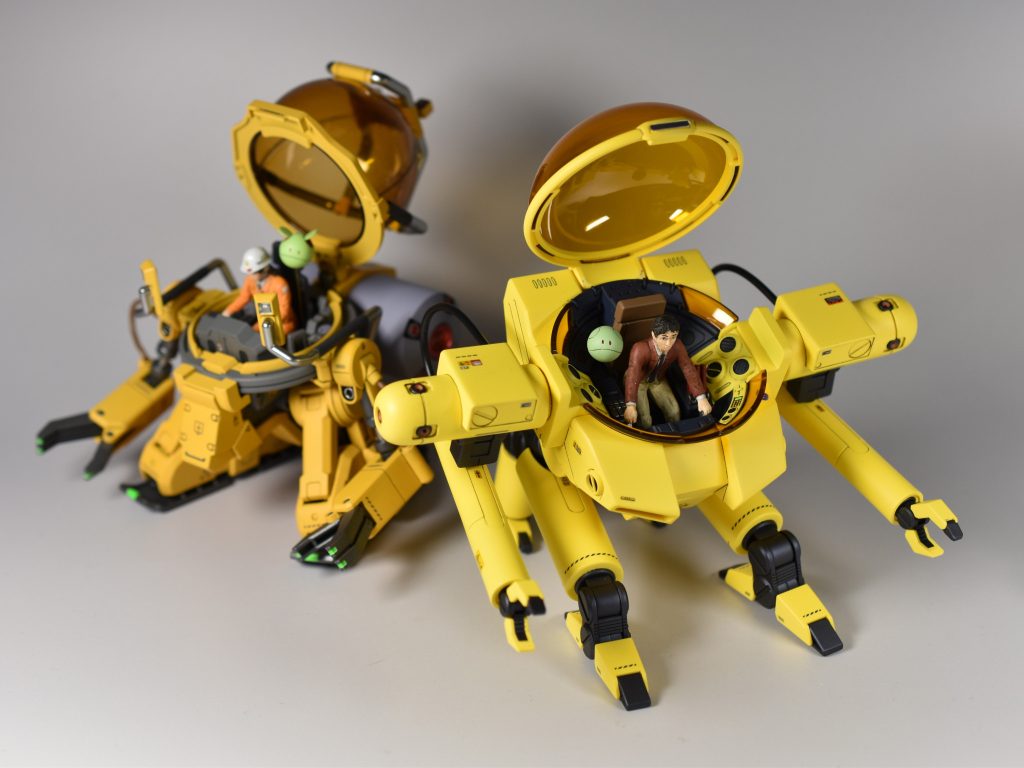 やはりトロハチのほうがディティールなどの見せ場も多く今風なデザインですが、メッドがHGキット化されただけで逆シャア好きとしては感無量です