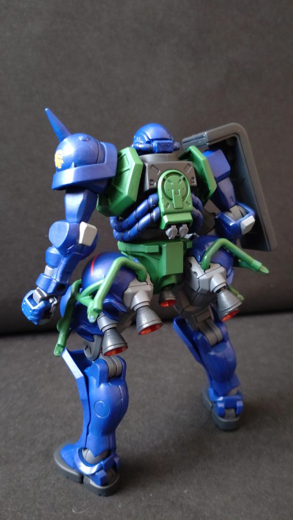 バックショットうん十年ぶり筆塗りです