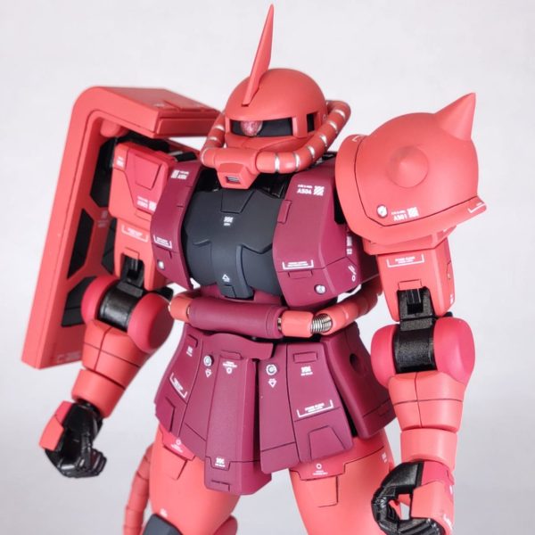【全塗装仕上げ】1/144 HGUC シャア専用ザク