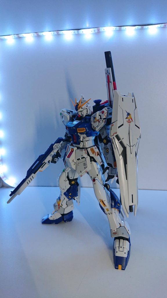 RGνガンダムの装備もちゃんと入ってますよぉ！アドバンスドMSジョイントがないのでフィンファンネルを組み立てることはできませんが…ね