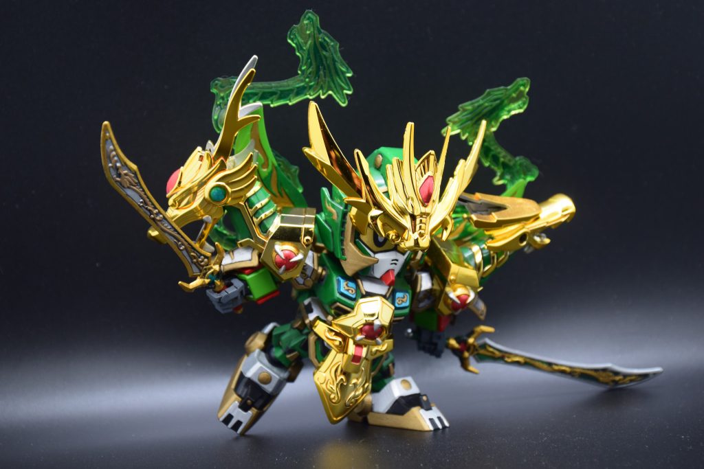 筆塗り全塗装 SDガンダム三国伝 - 翔烈帝劉備ガンダム (真三國無雙color ver.)–3枚目/制作者：KaTim