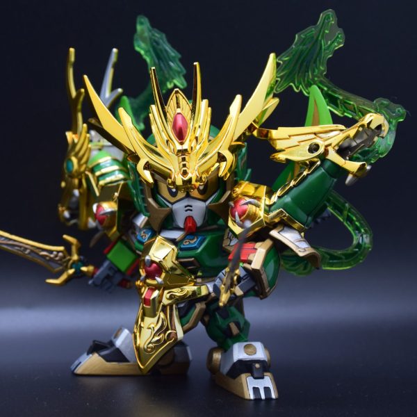 筆塗り全塗装 SDガンダム三国伝 – 翔烈帝劉備ガンダム (真三國無雙color ver.)