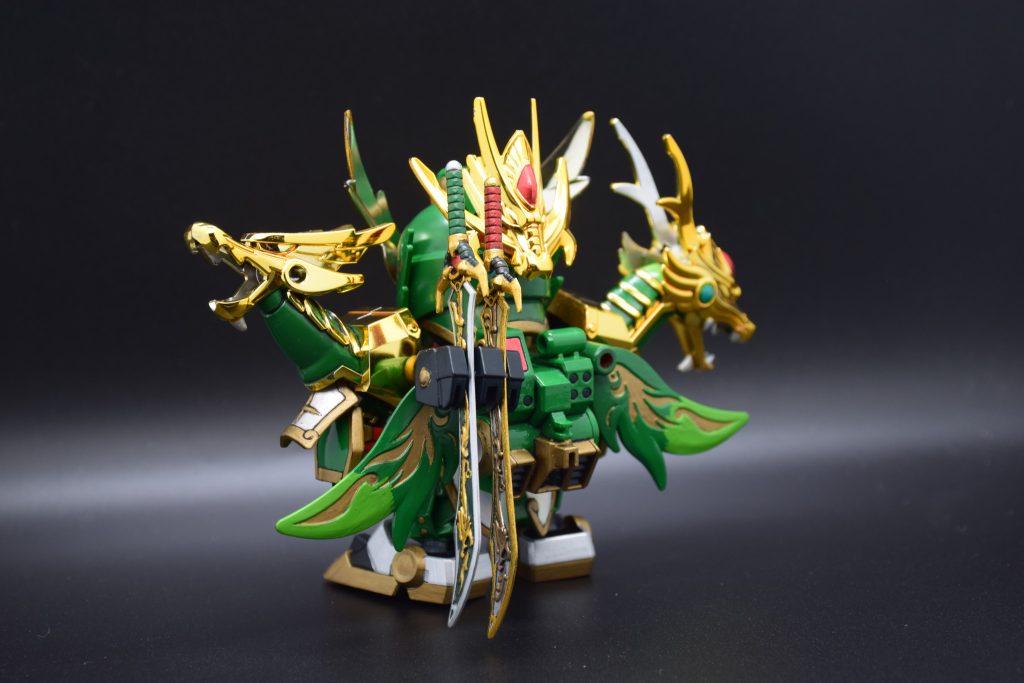 筆塗り全塗装 SDガンダム三国伝 - 翔烈帝劉備ガンダム (真三國無雙color ver.)–2枚目/制作者：KaTim