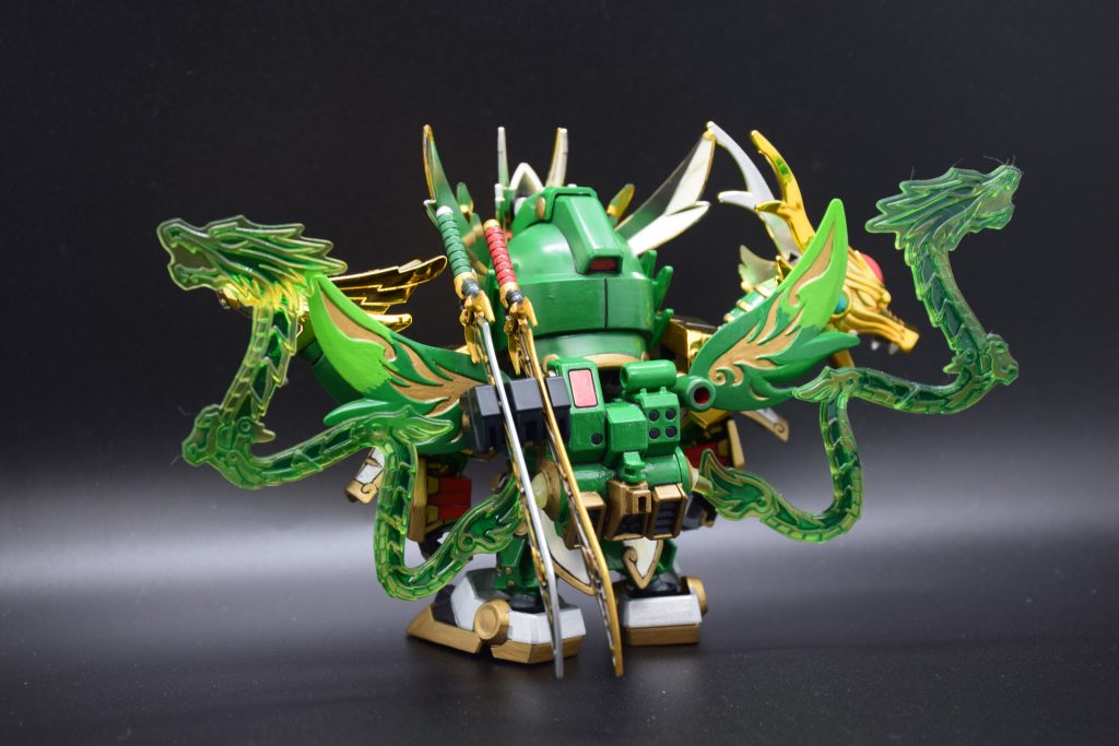 筆塗り全塗装 SDガンダム三国伝 - 翔烈帝劉備ガンダム (真三國無雙color ver.)–4枚目/制作者：KaTim