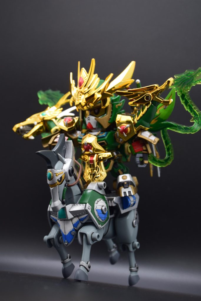 筆塗り全塗装 SDガンダム三国伝 - 翔烈帝劉備ガンダム (真三國無雙color ver.)–8枚目/制作者：KaTim