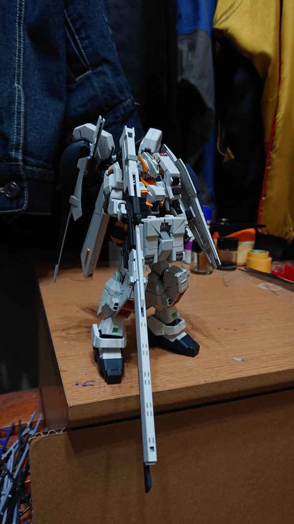 ちなみにですが、一部塗装が足りてない部品がありますが、どうしても必要性を感じなかったため省きました。