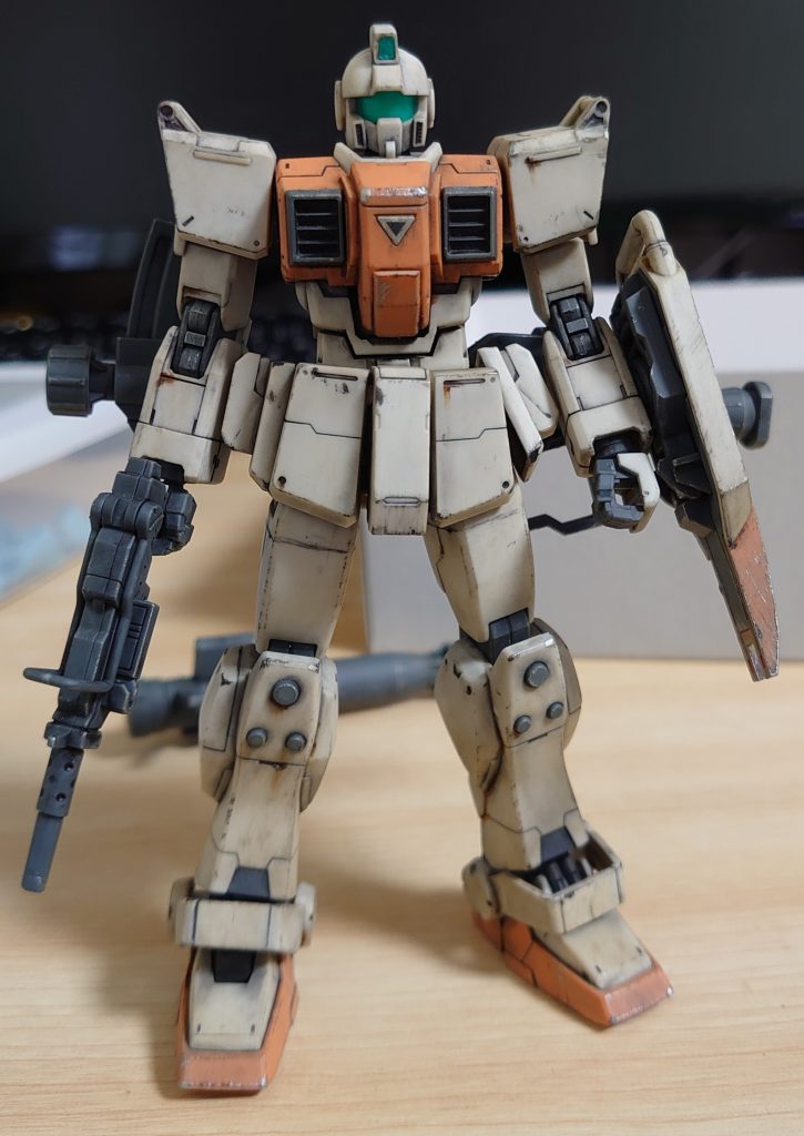 陸戦型ジム　HG　成型色–2枚目/制作者：wat798