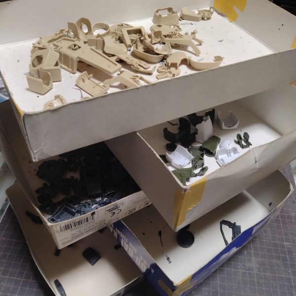 MGザクキャノンユニコーンカラー制作