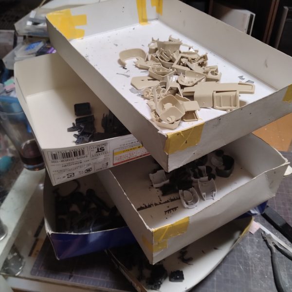 MGザクキャノンユニコーンカラー制作