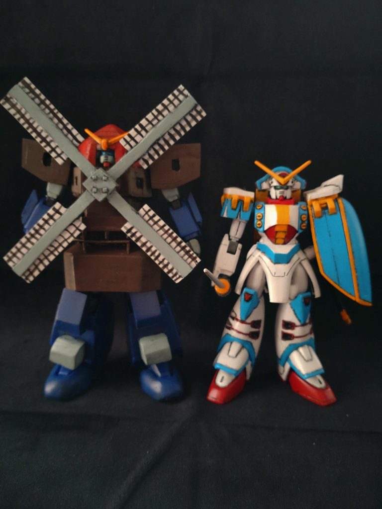 旧キットローズと比較、オーバースケールになっちゃった（笑）