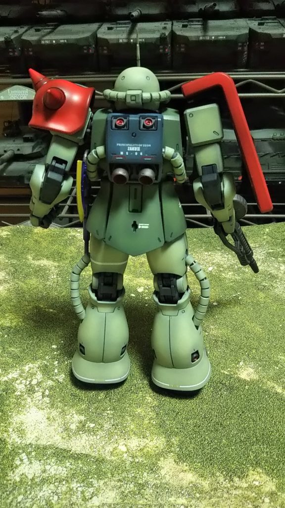 後ろ姿💦赤刃目立ちますね💦