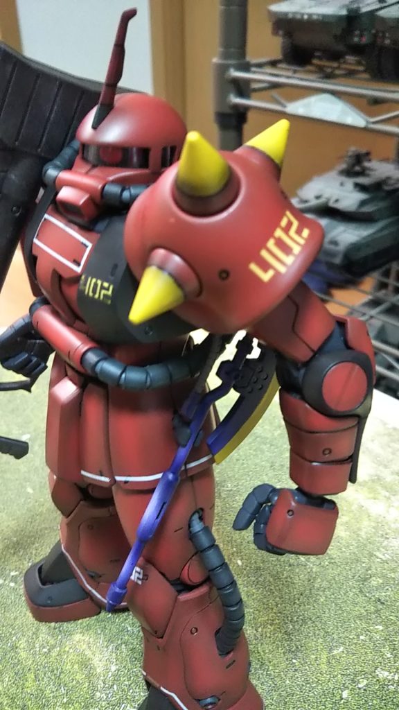 ヒートホークは紫💦スパイクは先だけ黄色💦