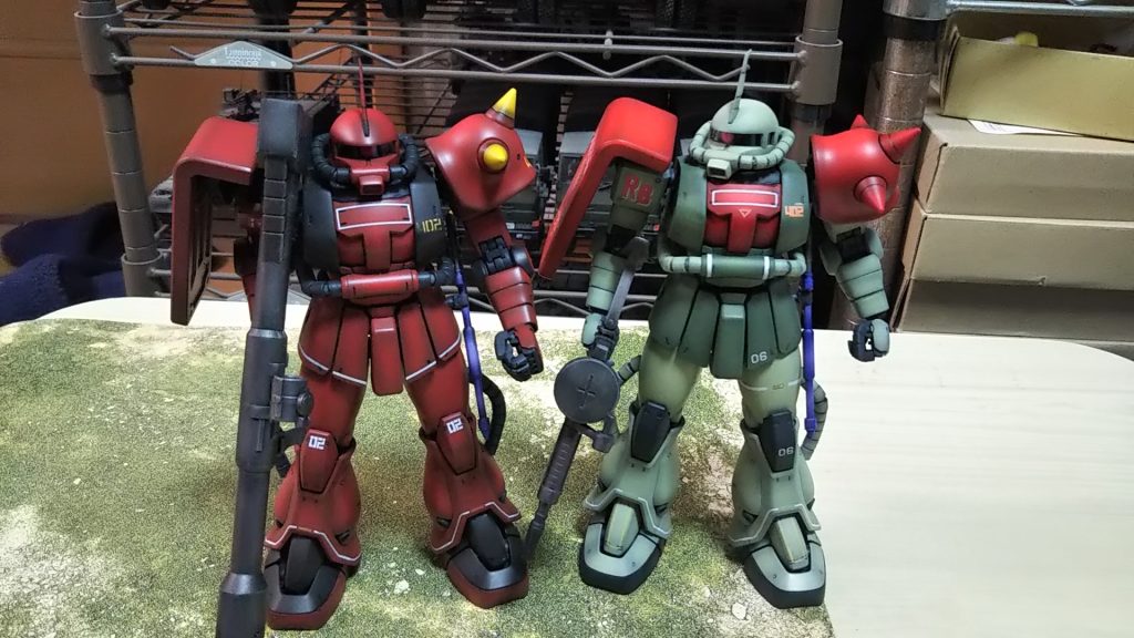 一部赤が許された頃の優先?F型(右)との比較💦