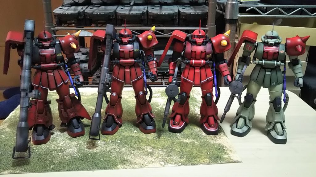 作品名：赤は目立つからな<p>紅くなる過程💦</p>
