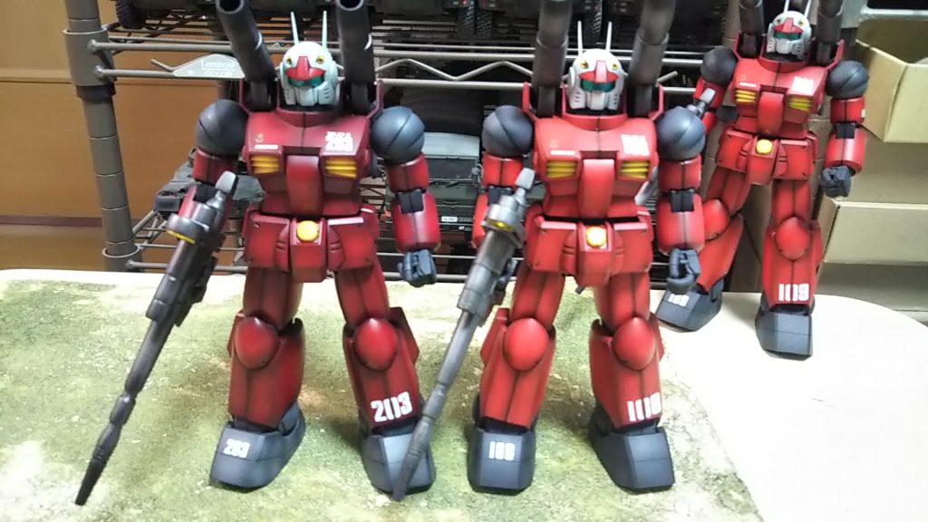 1カイの108、ハヤトの109番機と