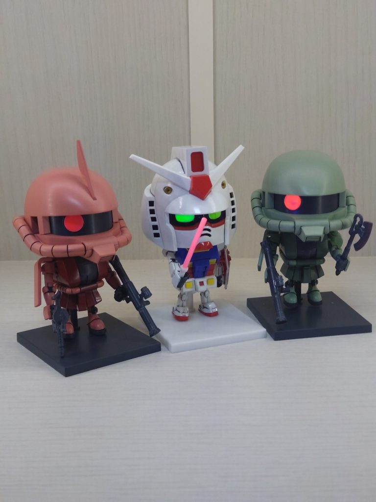 ガンプラくん シャアザクくん ザクくんの3種セット