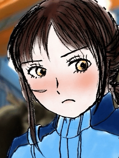 キョウ・ミヤギ最後、頬、赤すぎ。