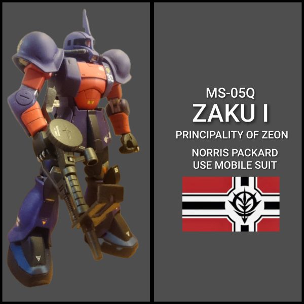 1/144　MS-05Q　ザクI　ノリス・パッカード少佐専用機