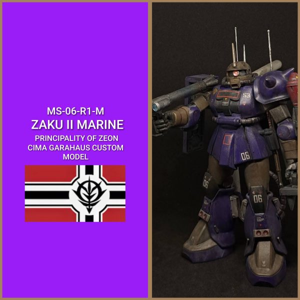 シーマ・ガラハウ専用高機動型ザクII　海兵隊仕様(オリジナル設定)