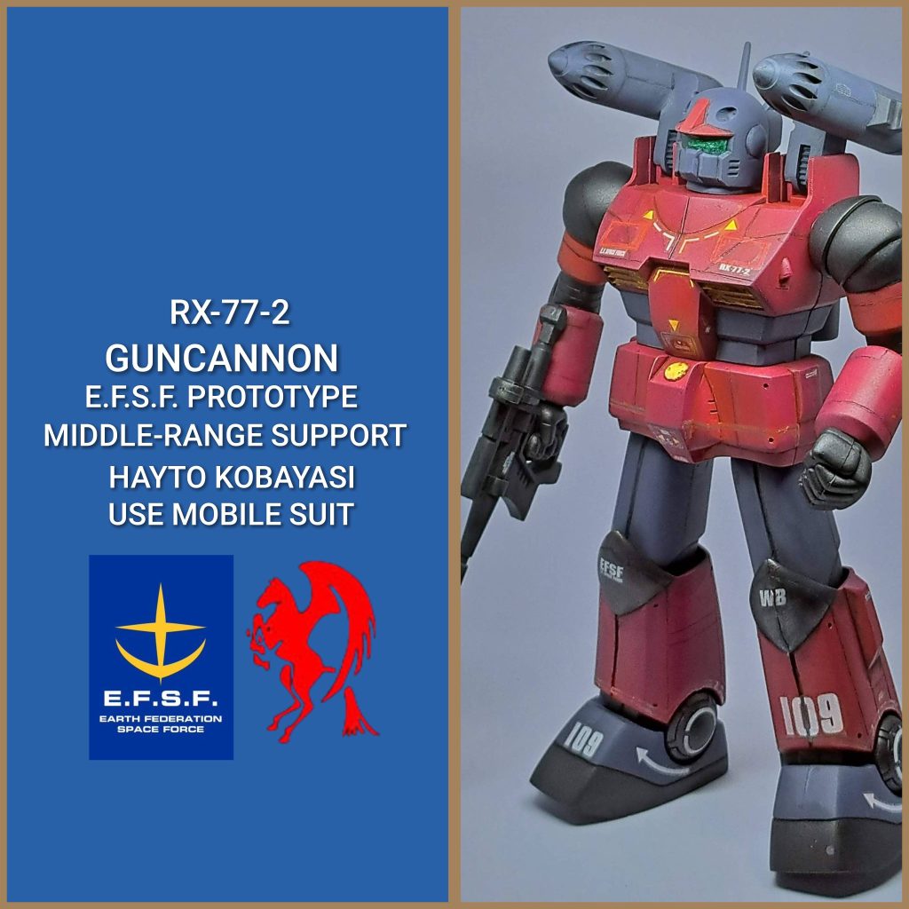 1/100【旧キット】RX77-2　ガンキャノン　リアルタイプ