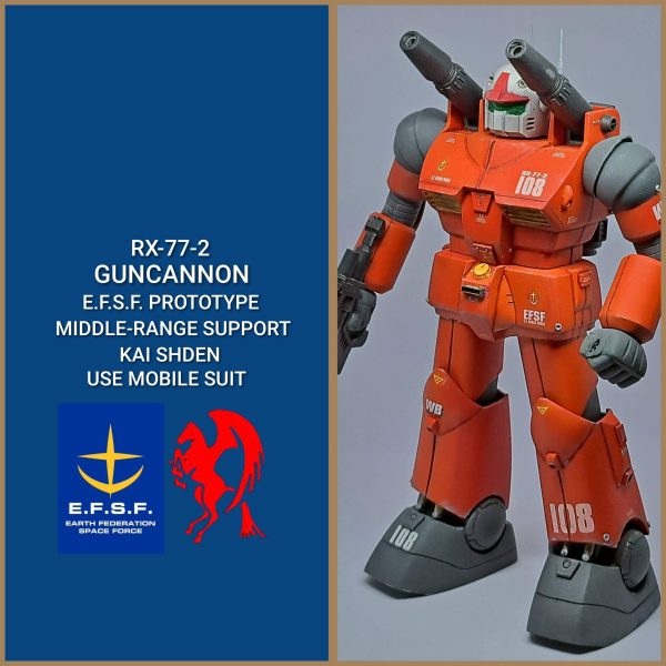 1/100【旧キット】RX77-2　ガンキャノン