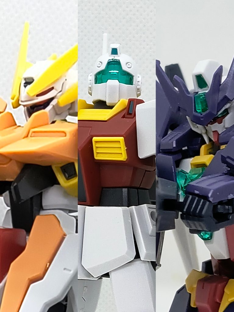 12月に作った素組みガンプラ ハルート(最終決戦) ジムII ユーラヴェン