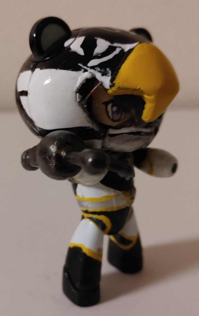 グレイキャノンで反撃。グレイキャノンは、新作。エポキシパテとランナー製&nbsp;