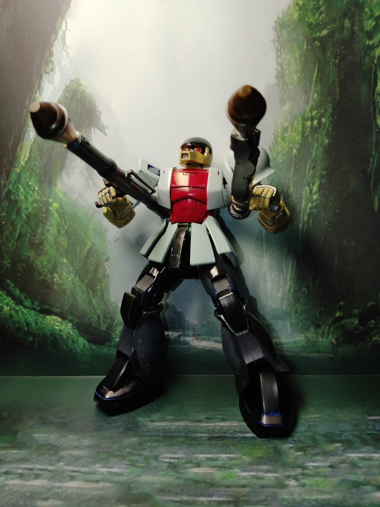 原作の最終巻にあるダブルロケランも、ちょっと再現したくなったので、2丁改造しました