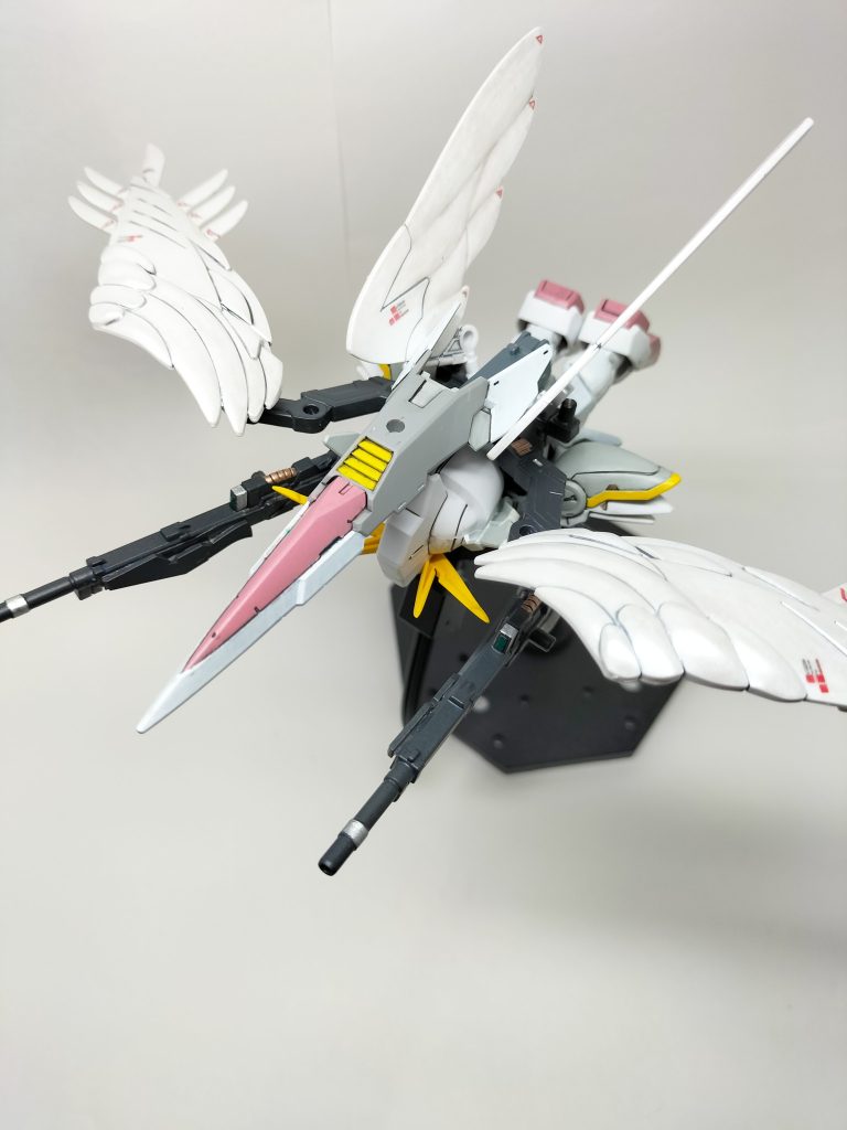 というのもこれがしたかったからです笑なんちゃってネオバード！バックパックの3mm穴でアーム接続しています✨️