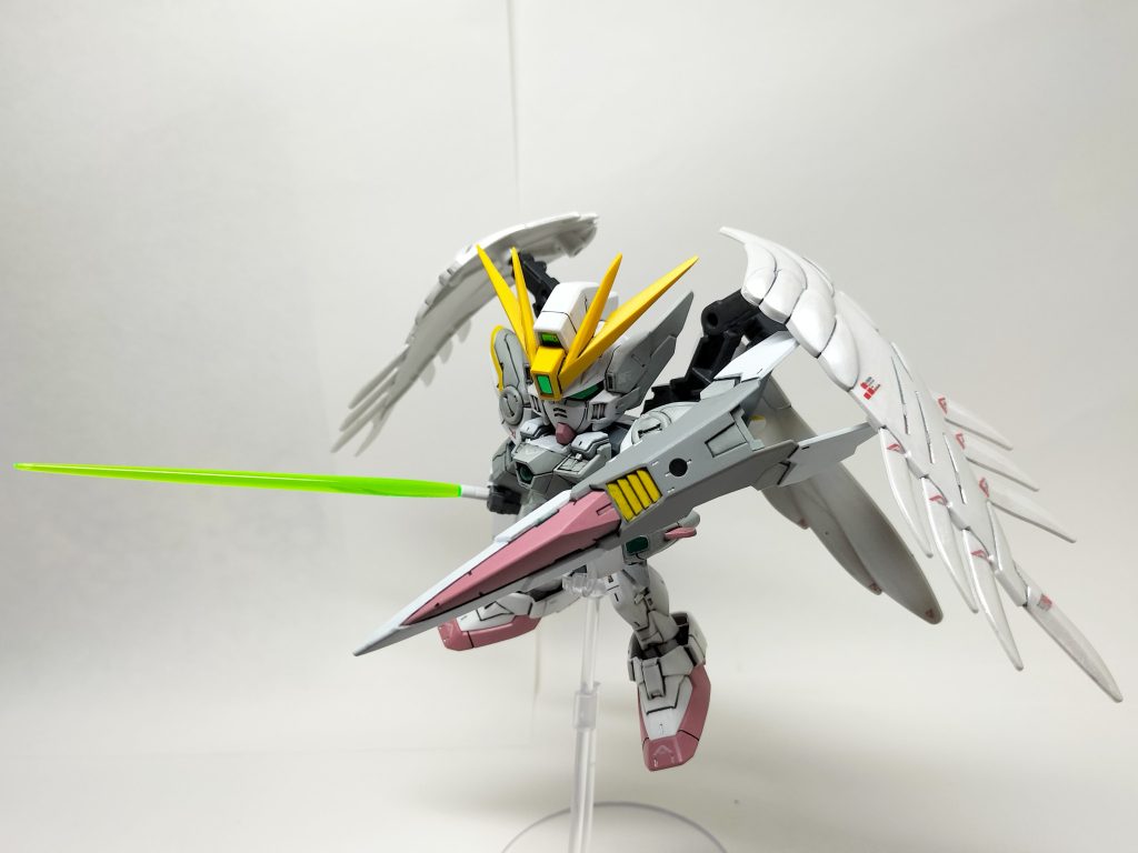 HGのサーベルを拝借✨️シールドは30MMエスポジットのものにふみなパイセンの余剰アームでポン付けしてます(gundam-kao6)