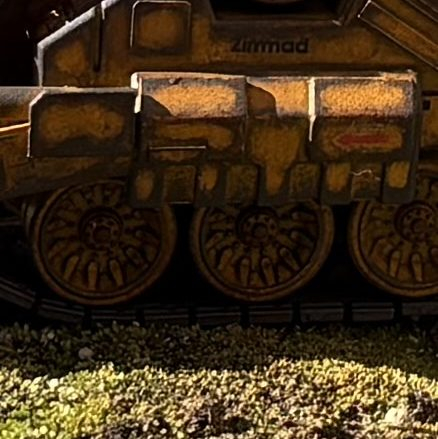 紅白用に錆に錆びさせたガンタンク