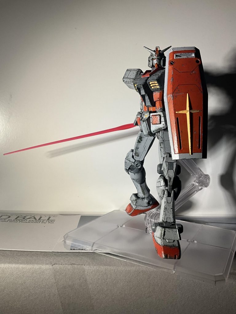 特に盾は納得いくものができました、戦い抜いた後感が出せてる様な気がします