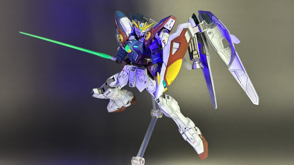 【HG】ウイングガンダムゼロ TV ver. 黒立ち上げグラデーション風–8枚目/制作者：O846