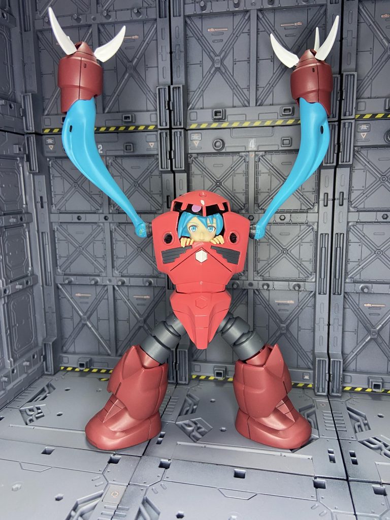 腰から下は何も手を加えていません。