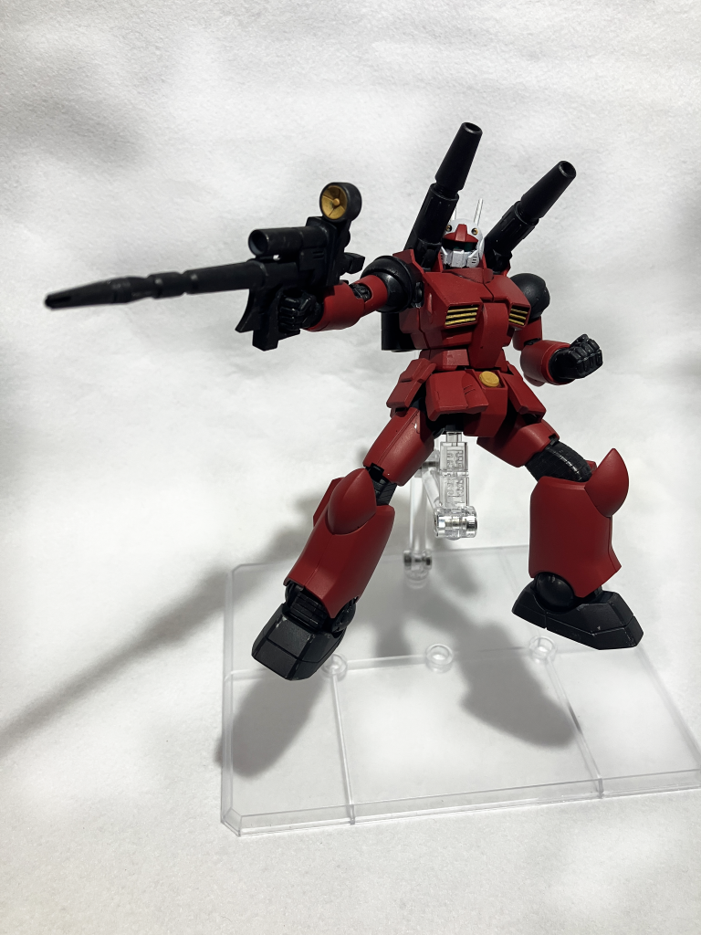 パッケージ画像に近い感じで。全てシタデルカラー。赤部分はメフィストンレッド、黄色部分はアヴァーランドサンセット、黒部分はアバドンブラック、銀色のドライブラシ部分はレッドベルチャーです。