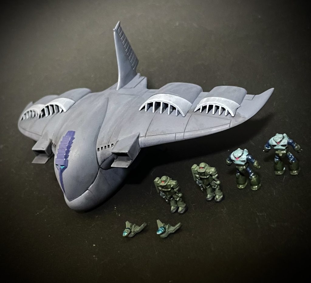 ミニチュア達がスケール感を演出してくれますね