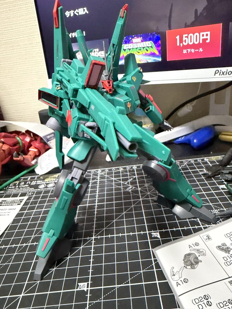 わかりにくいのですが部分塗装を頑張ってます！ご覧いただきありがとうございました。